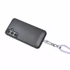Intenso USB-C Smycz Ładująca Kabel Naszyjnik na Telefon 60W Szybkie Ładowanie Regulowana Długość 1,65m Nylon Fioletowy