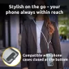Intenso Smycz Ładująca USB-C na Szyję Kabel 60W Szybkie Ładowanie Regulowana Długość 1,65m Nylon Zielony