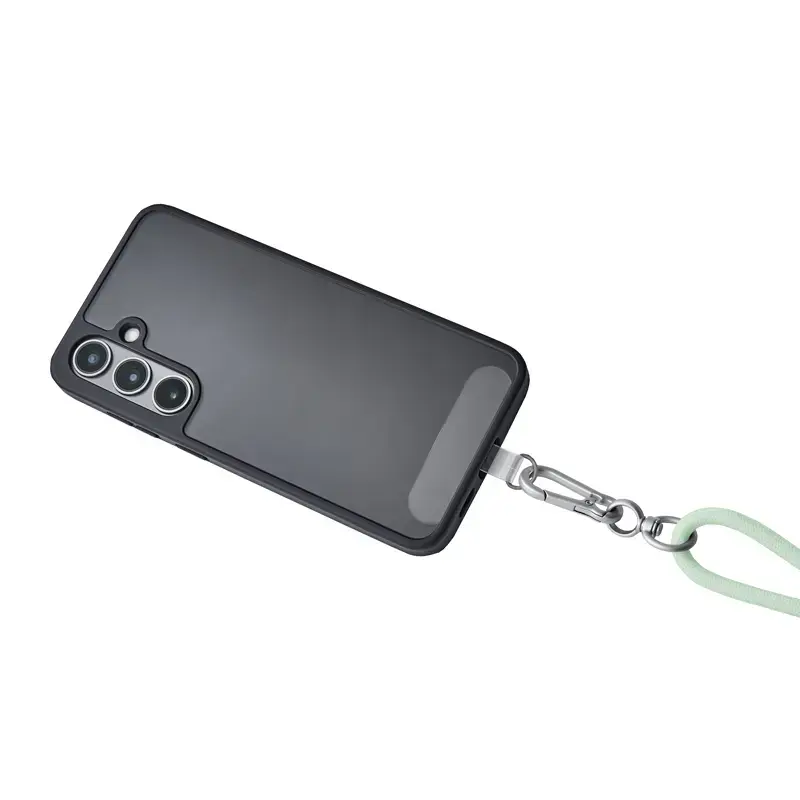 Intenso Smycz Ładująca USB-C na Szyję Kabel 60W Szybkie Ładowanie Regulowana Długość 1,65m Nylon Zielony