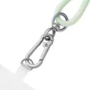 Intenso Smycz Ładująca USB-C na Szyję Kabel 60W Szybkie Ładowanie Regulowana Długość 1,65m Nylon Zielony