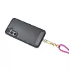 Intenso USB-C Charging Lanyard Smycz na telefon z kablem do ładowania 60W szybkie ładowanie regulowana długość 1,65m nylon neonowy różowy