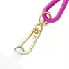 Intenso USB-C Charging Lanyard Smycz na telefon z kablem do ładowania 60W szybkie ładowanie regulowana długość 1,65m nylon neonowy różowy