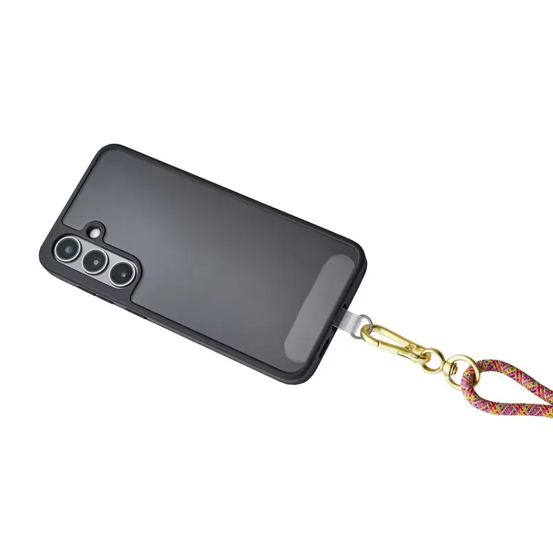 Intenso Smycz-ładowarka USB-C na szyję do telefonu Kabel 60W Szybkie ładowanie Regulowana długość 1,65m Nylon Wielokolorowy