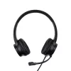 Zestaw słuchawkowy Lindy USB-C Office Headset Wired 20-20000 Hz 1,95 m czarny
