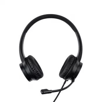 Zestaw słuchawkowy Lindy USB-C Office Headset Wired 20-20000 Hz 1,95 m czarny