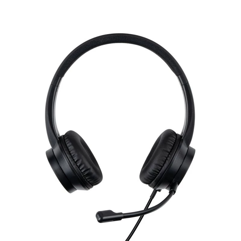 Zestaw słuchawkowy Lindy USB-C Office Headset Wired 20-20000 Hz 1,95 m czarny