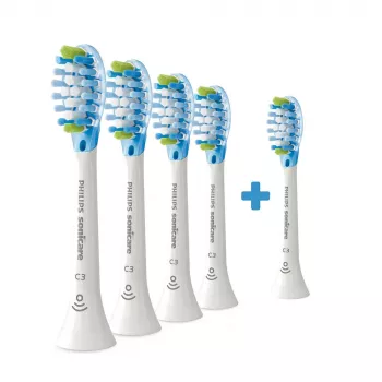 Końcówki wymienne Philips Premium Plaque Defence HX9045/87 5 szt. białe