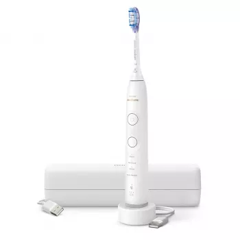 Soniczna szczoteczka do zębów Philips Series 7100 HX7420/01 — 62 000 ruchów/min, 4 tryby, czujnik nacisku, Bluetooth, akumulatorowa (biała)