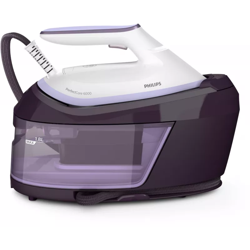 Stacja parowa Philips PSG6024/30 — 2400 W, uderzenie pary 500 g/min, zbiornik 1,8 L, stopa SteamGlide Plus