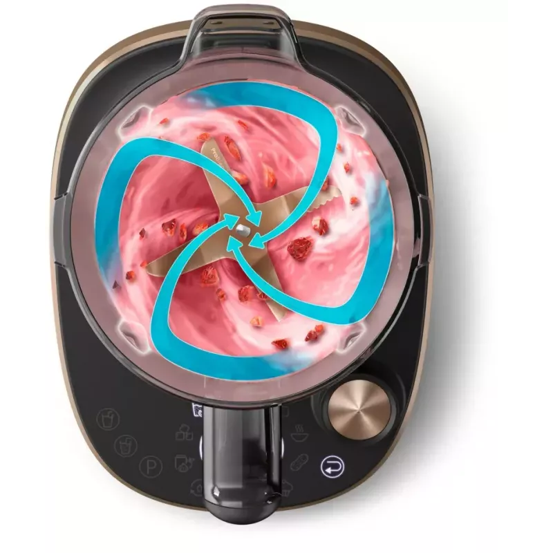 Blender kuchenny Philips Flip&Juice™ HR3770/10 Czarny Miedź