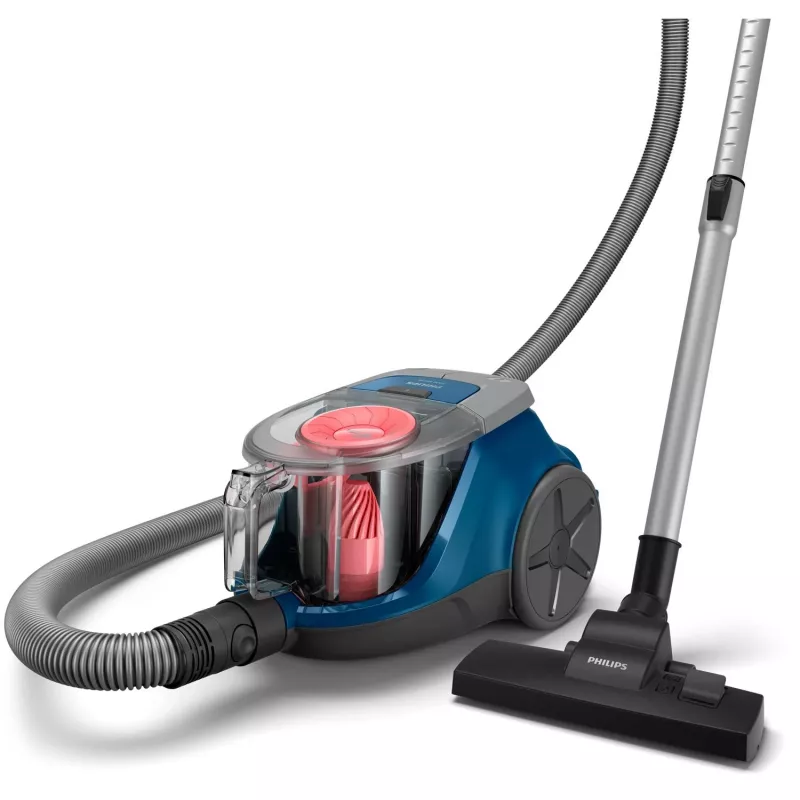 Odkurzacz cylindryczny Philips serii 2000 XB2123/09 — 850 W, cykloniczny 1,3 l, do dywanów i twardych podłóg