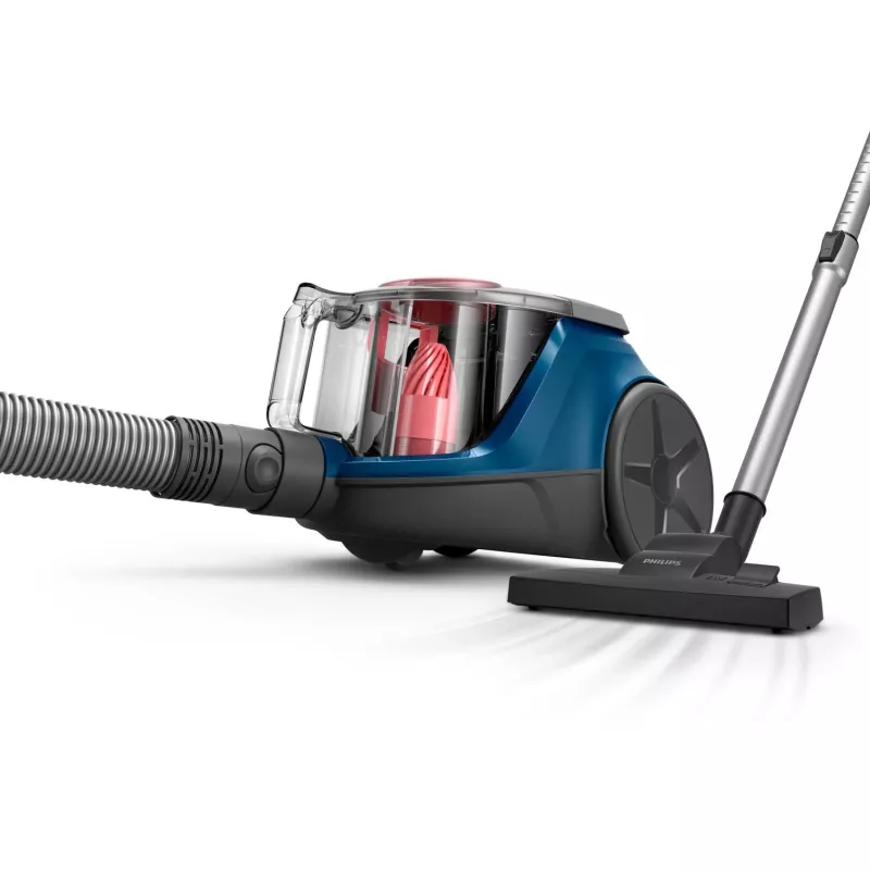 Odkurzacz cylindryczny Philips serii 2000 XB2123/09 — 850 W, cykloniczny 1,3 l, do dywanów i twardych podłóg