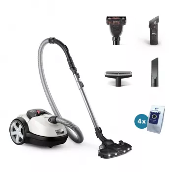 Odkurzacz cylindryczny Philips serii 8000 XD8142/12 — 900 W, worek 4 l, HEPA, promień działania 12 m