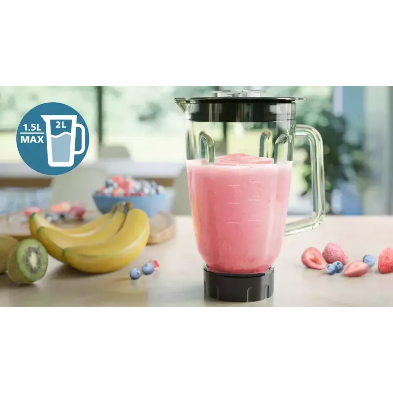 Blender stołowy Philips 5000 series HR3041/00 Czarno-szary