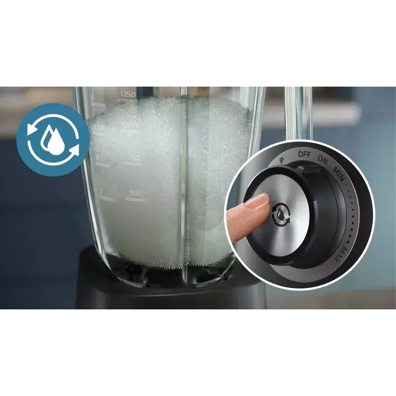 Blender stołowy Philips 5000 series HR3041/00 Czarno-szary