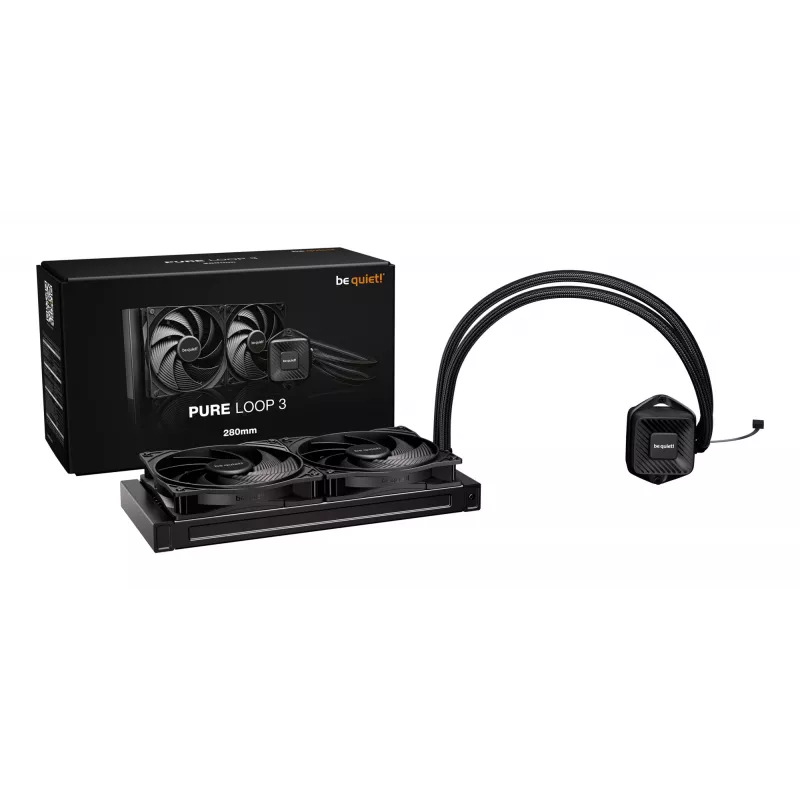 All-in-one liquid cooler be quiet! PURE LOOP 3 — 140 mm fan, Czarny, supports LGA 1150/1151/1155/1200/1700 and AM4/AM5