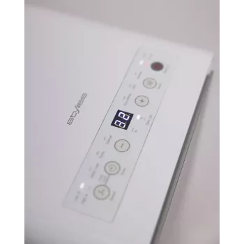Oczyszczacz powietrza Stylies REGULUS — hałas 45 dB, 460 × 290 mm, 10 kg, szary/biały