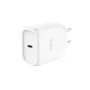 TRUST Maxo 45W USB-C GaN charger, 45 W, USB-C output, 20 V max, 2 m kabel, biały