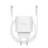 TRUST Maxo 45W USB-C GaN charger, 45 W, USB-C output, 20 V max, 2 m kabel, biały