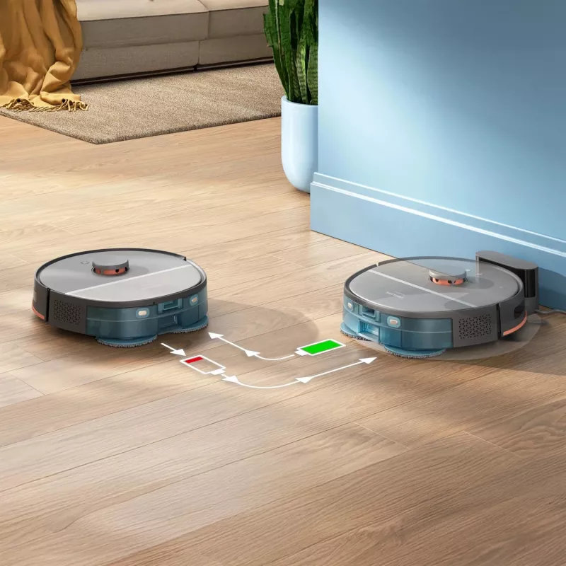 Robot odkurzający Philips XU5000/10 — worek na kurz 0,26 L, Li‑Ion 4800 mAh, czas pracy 200 min