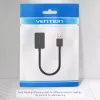 Vention 2-portowa zewnętrzna karta dźwiękowa USB 0,15 m czarna 2.1 kanałów 16 bitów