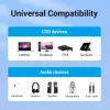 Vention USB 2.0 Zewnętrzny adapter dźwięku stereo z regulacją głośności 0,15 m czarny ABS