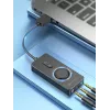 Vention USB 2.0 Zewnętrzny adapter dźwięku stereo z regulacją głośności 0,15 m czarny ABS