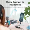 Vention USB 2.0 Zewnętrzny adapter dźwięku stereo z regulacją głośności 0,15 m czarny ABS