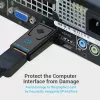 Adapter Vention DisplayPort męski na HDMI żeński czarny DP HDMI pozłacany