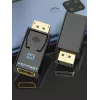 Adapter Vention DisplayPort męski na HDMI żeński czarny DP HDMI pozłacany