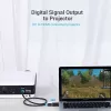 Adapter DisplayPort na HDMI Vention HBKB0 — wtyk DP na gniazdo HDMI, czarny, styki pozłacane