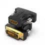 Adapter Vention HDMI żeński na DVI męski czarny 1920x1080 60Hz