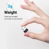 Adapter USB Vention CDWB0 USB 2.0 męski na USB-C żeński czarny PVC