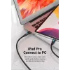 Adapter USB Vention CDWB0 USB 2.0 męski na USB-C żeński czarny PVC