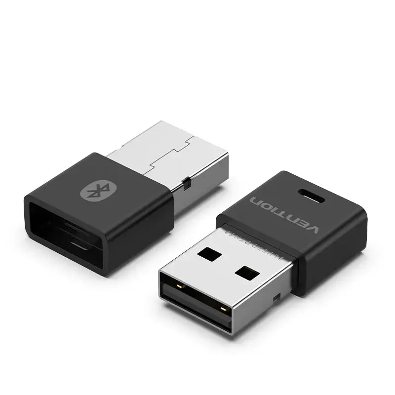 Adapter sieciowy USB Bluetooth Vention NAHB0 — Bezprzewodowy host USB, interfejs Bluetooth, czarny