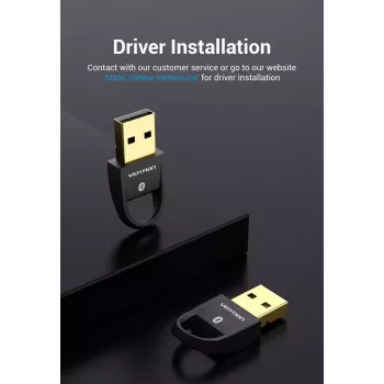 Adapter USB Bluetooth 5.0 Vention CDSW0 łączność przewodowa