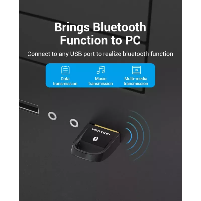 Adapter USB Bluetooth 5.0 Vention CDSW0 łączność przewodowa