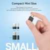 Vention USB Wi-Fi dwupasmowy adapter 2.4G/5G czarny bezprzewodowy USB 433 Mbit/s