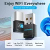 Vention USB Wi-Fi dwupasmowy adapter 2.4G/5G czarny bezprzewodowy USB 433 Mbit/s