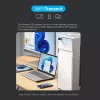 Vention USB Wi-Fi dwupasmowy adapter 2.4G/5G czarny bezprzewodowy USB 433 Mbit/s