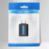 Adapter Vention USB-C do USB 3.0 OTG CDUB0 — wtyk USB-C na gniazdo USB-A, czarny PCV, styki niklowane