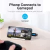 Adapter Vention USB-C do USB 3.0 OTG CDUB0 — wtyk USB-C na gniazdo USB-A, czarny PCV, styki niklowane