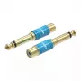 Adapter audio Vention VDD-C03 — 6,5 mm (męski) na RCA (żeński), pozłacane styki, niebieski
