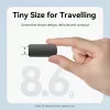 Czytnik kart Vention 2-w-1 USB 3.2 Gen 1 (USB 3.0) — SD i MicroSD, Czarny, Kompaktowy