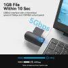 Vention 2-w-1 czytnik kart USB 3.0 A SD+TF, USB 3.2 Gen 1, 5000 Mbit/s, Czarny