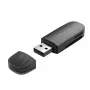 Vention 2-w-1 czytnik kart USB 3.0 A SD+TF, USB 3.2 Gen 1, 5000 Mbit/s, Czarny