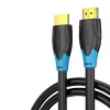 Vention Kabel HDMI 0,75 m czarny HDMI 2.0 18 Gbit/s wtyk męski na wtyk męski