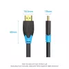 Kabel HDMI Vention 1M Czarny 18 Gbit/s 2.0
