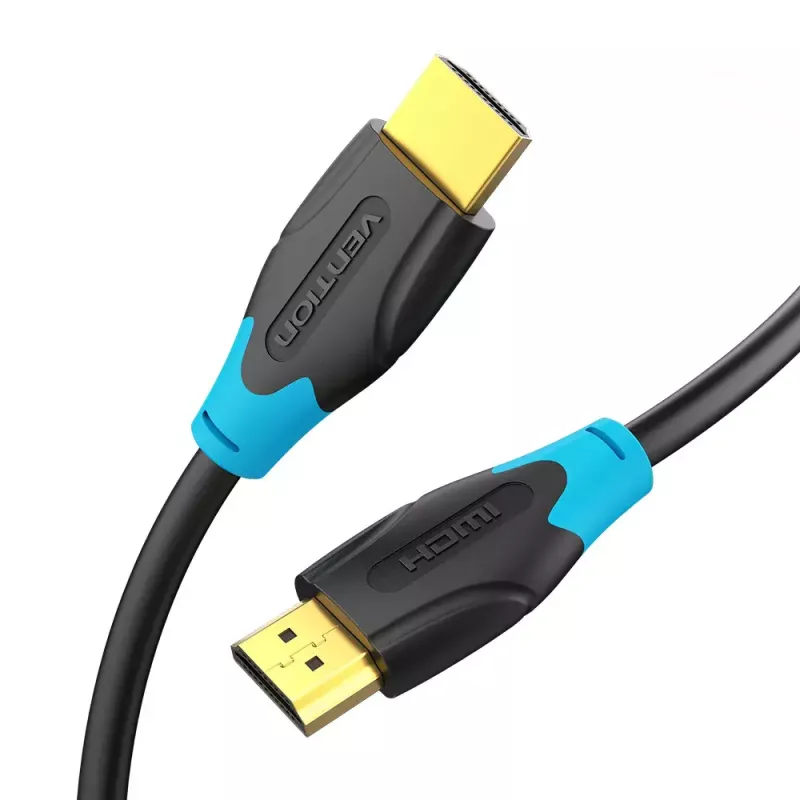 Kabel HDMI Vention 1M Czarny 18 Gbit/s 2.0