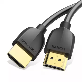 Przenośny kabel HDMI Vention 0,5M Czarny HDMI 2.0 18 Gbit/s